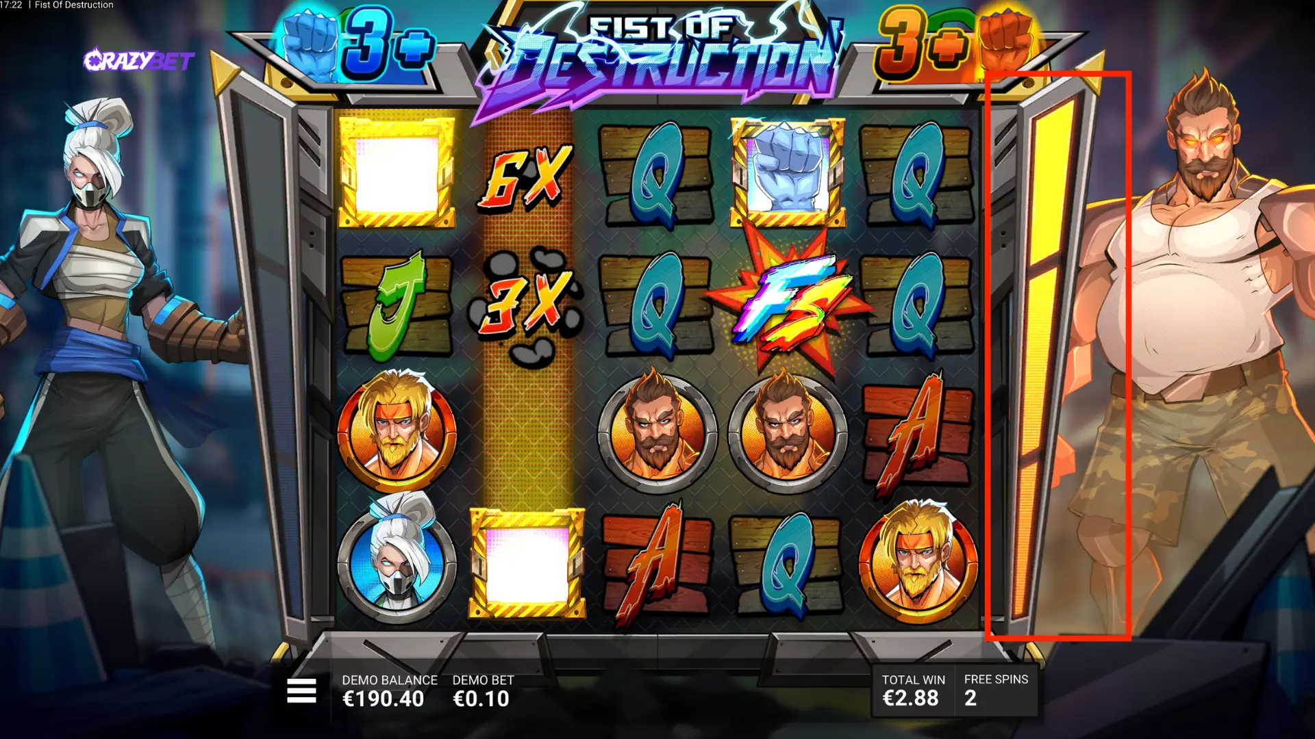 Victory meter fully charged with Epic Drop and multiplier trigger