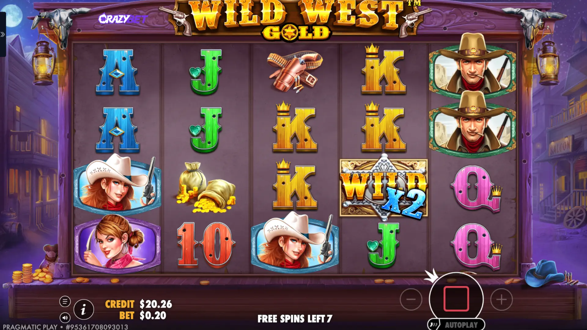 Wild West Gold - Free Spins with Sticky Multiplier Wilds
