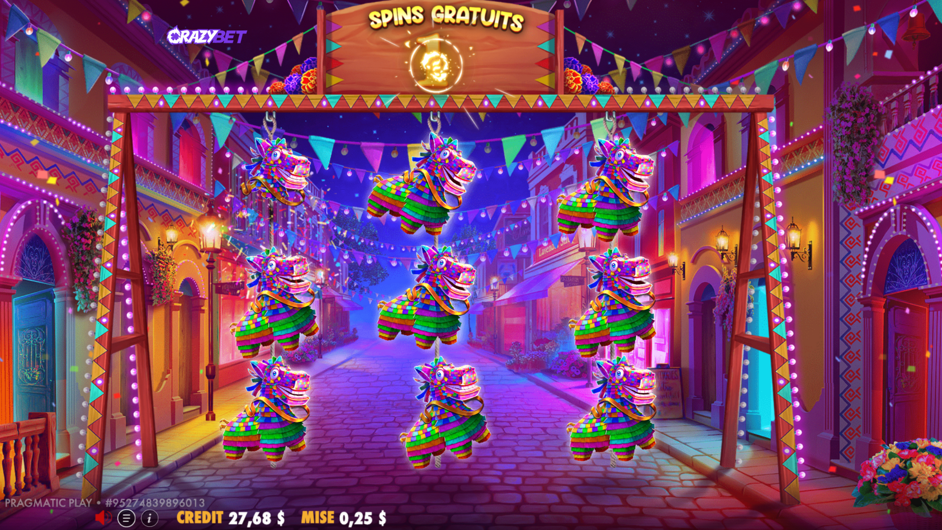 Hot Fiesta bonus draw: 13 free spins