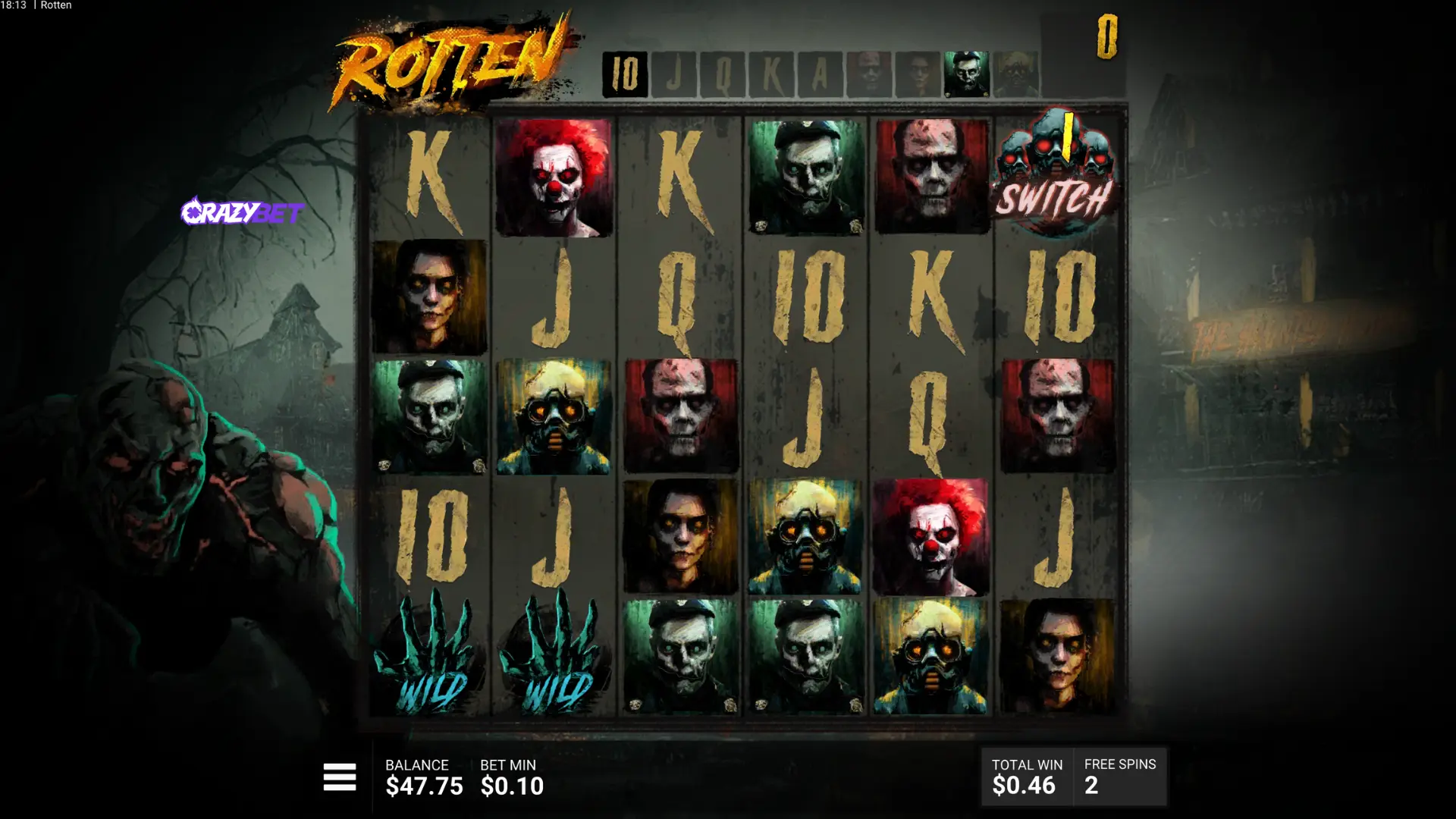 Rotten – Switch accumulation during Total Takeover