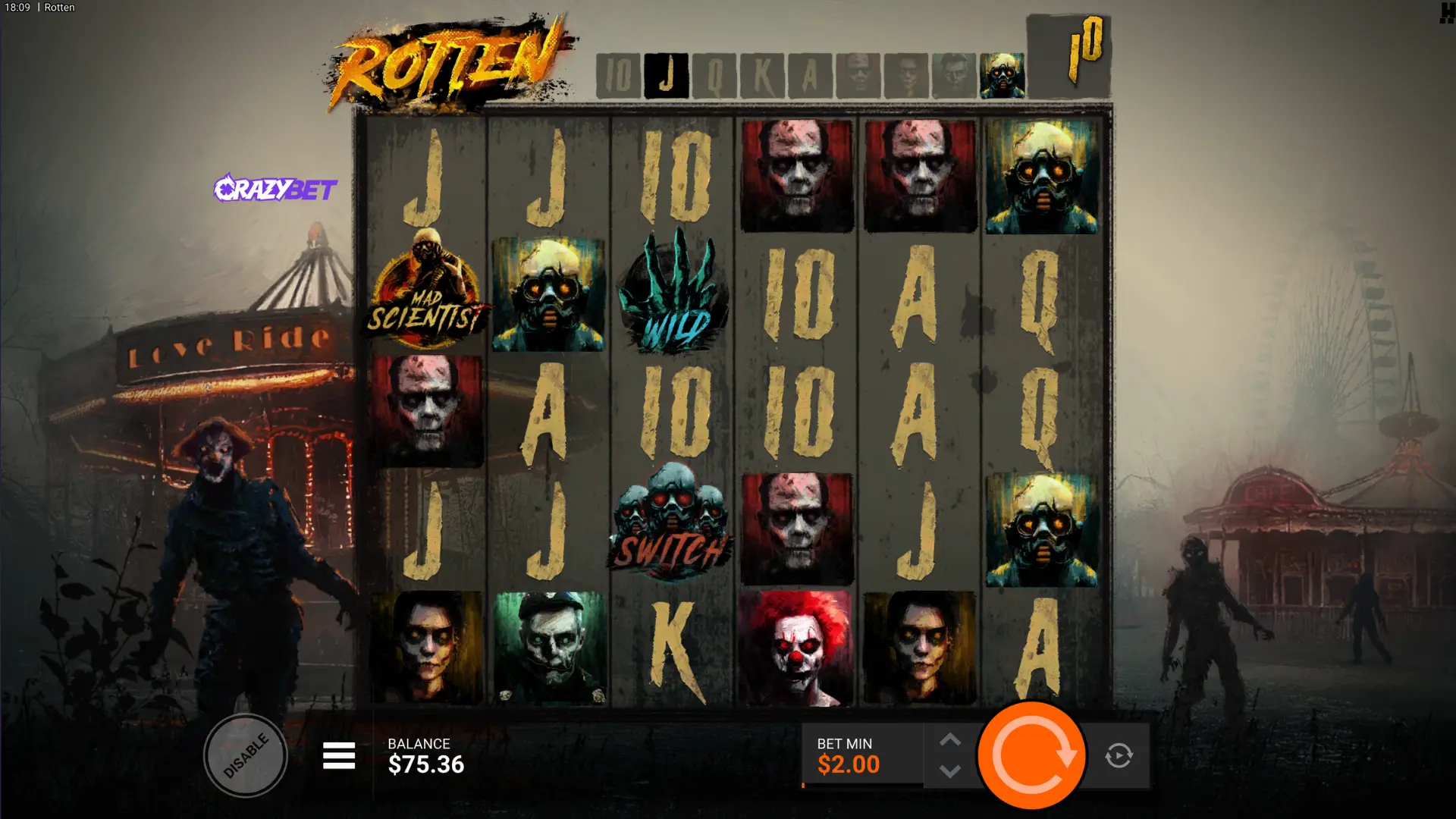 Rotten – Switch in the base game with Wilds