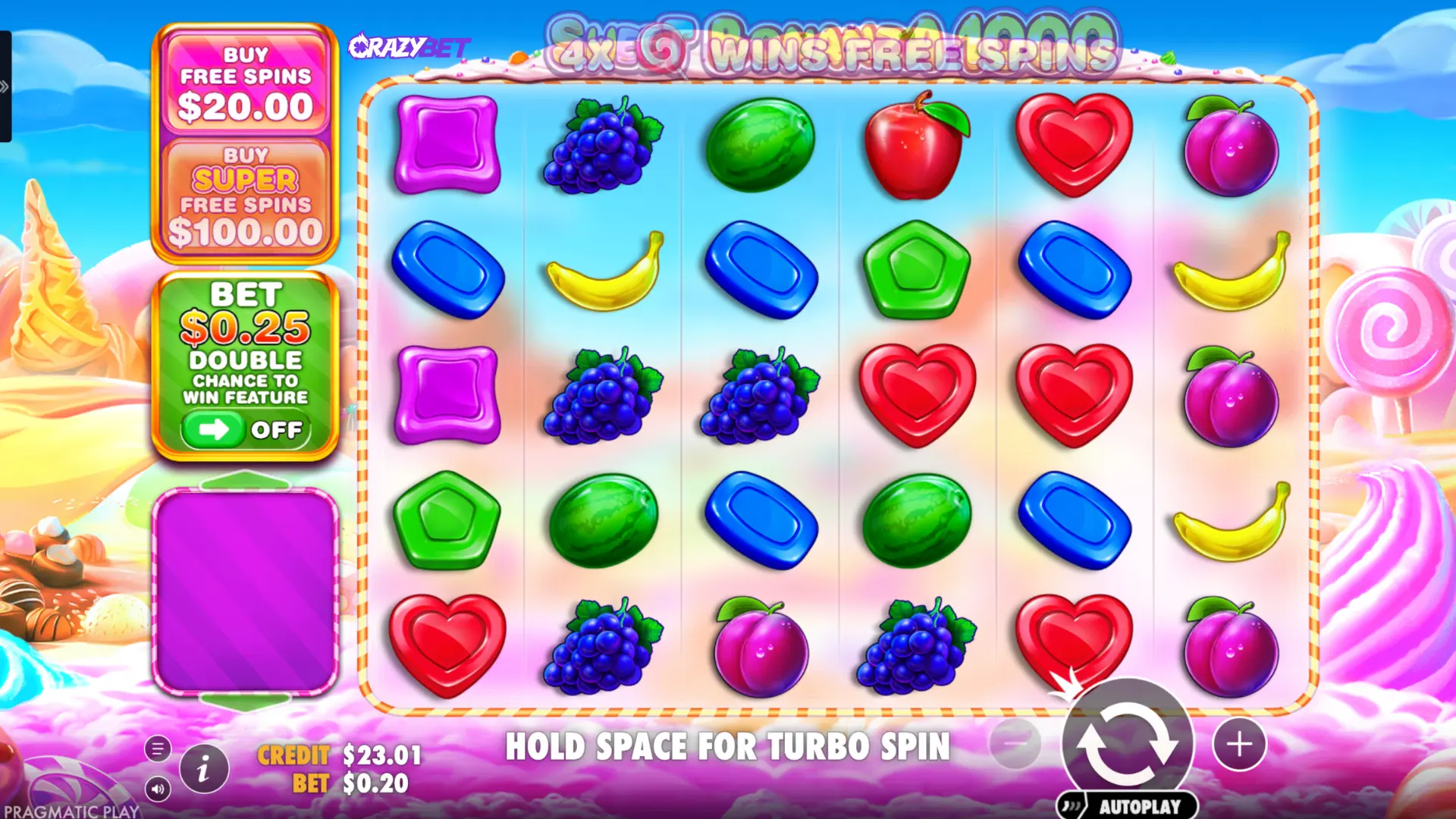 Sweet Bonanza 1000 – interface et options d’achat de bonus
