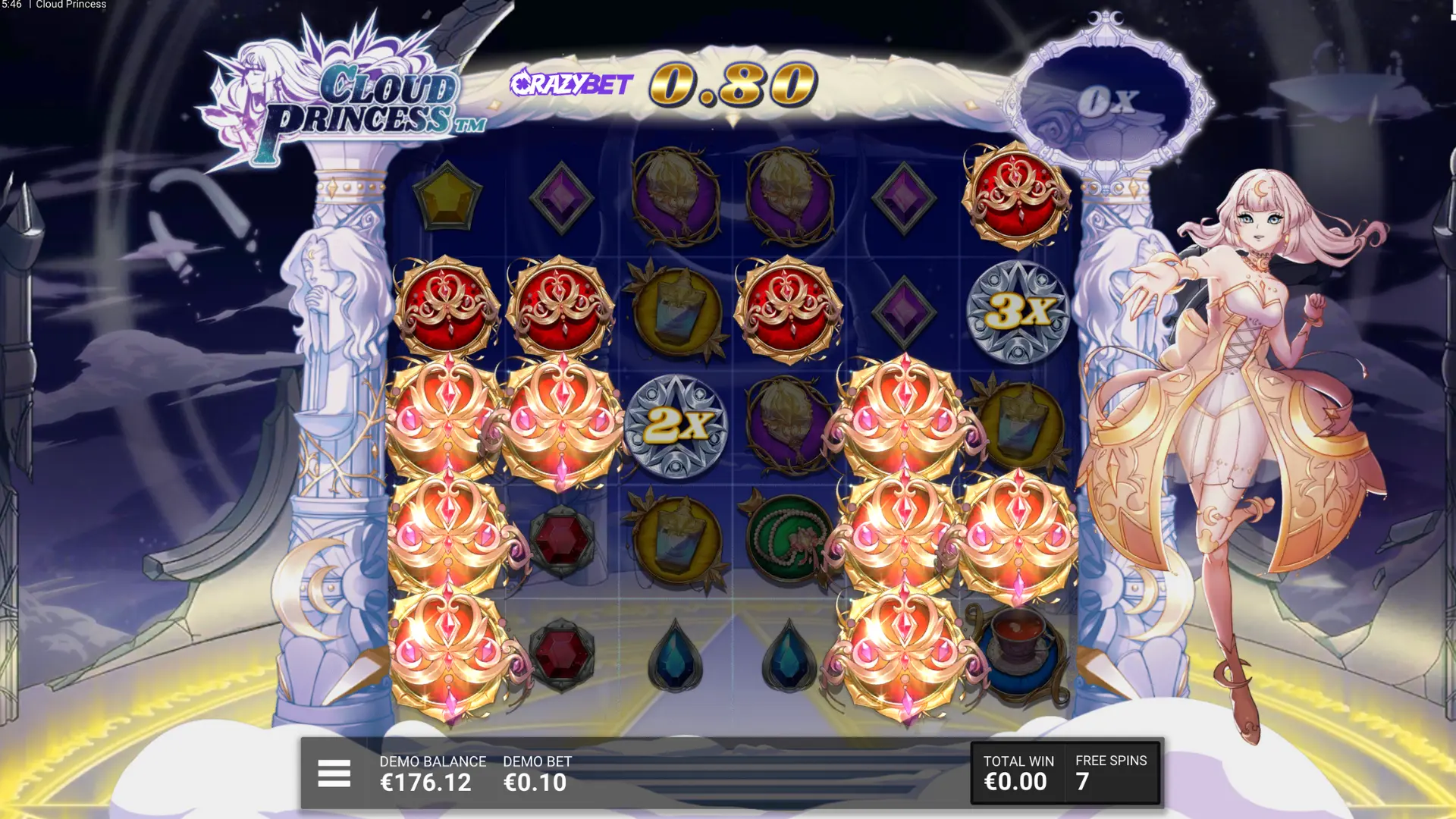 Divine Boost – Princess Symbol Connection on the 6×5 Grid