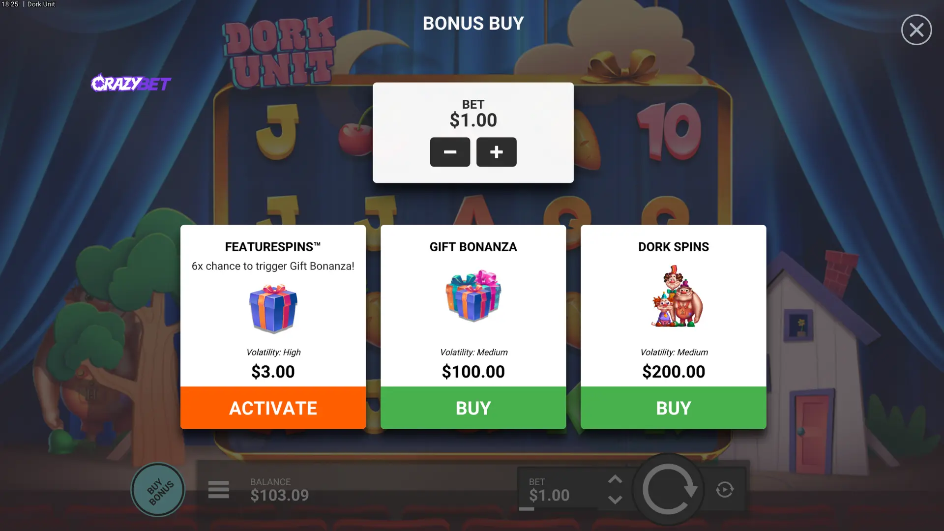 Dork Unit – FeatureSpins & Bonus Buys