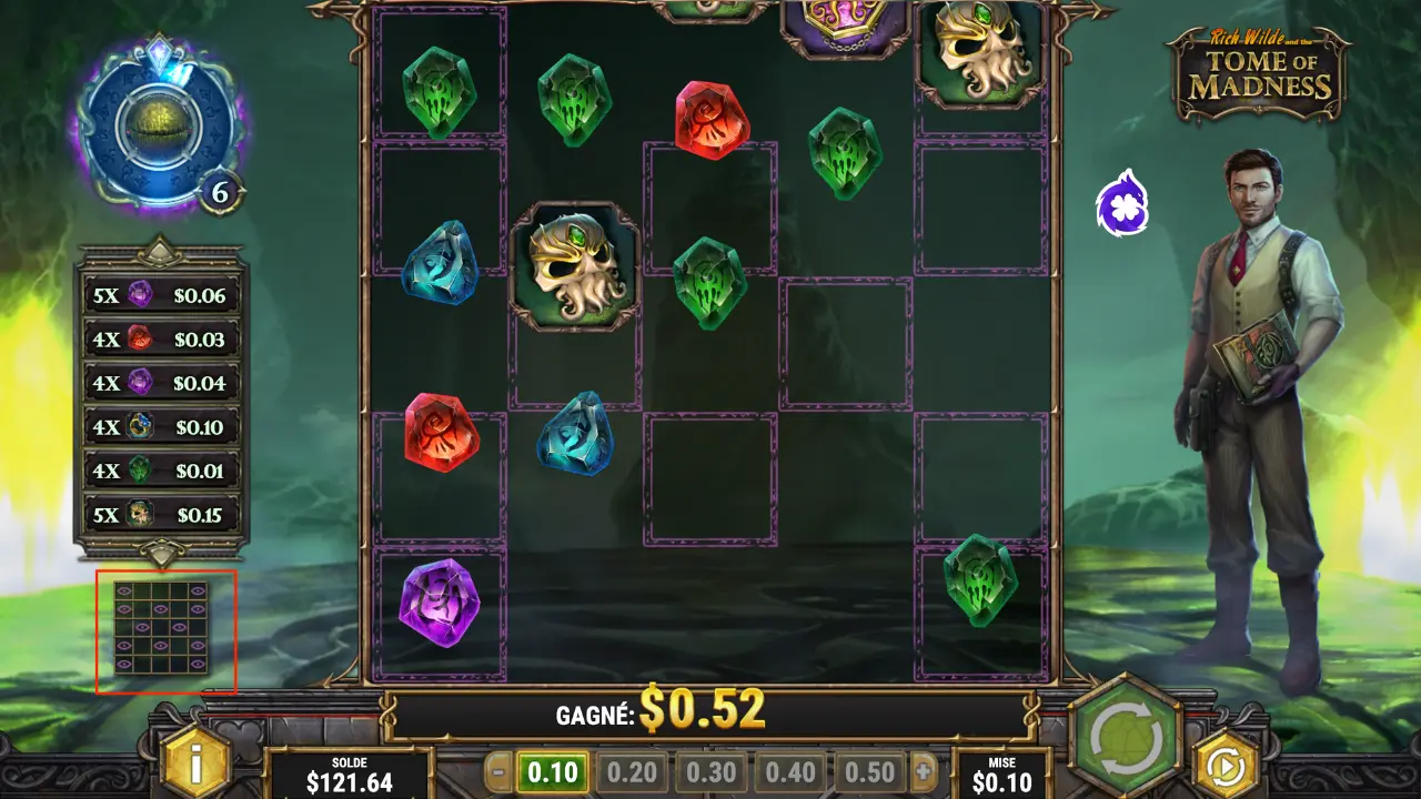 Tome of Madness - Grid before bonus