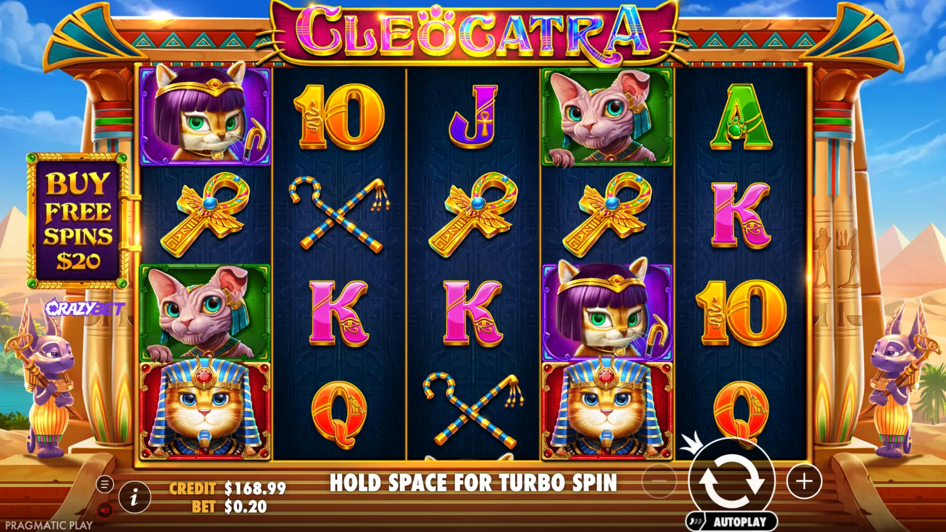Cleocatra – 5×4 Grid, 40 Paylines Overview