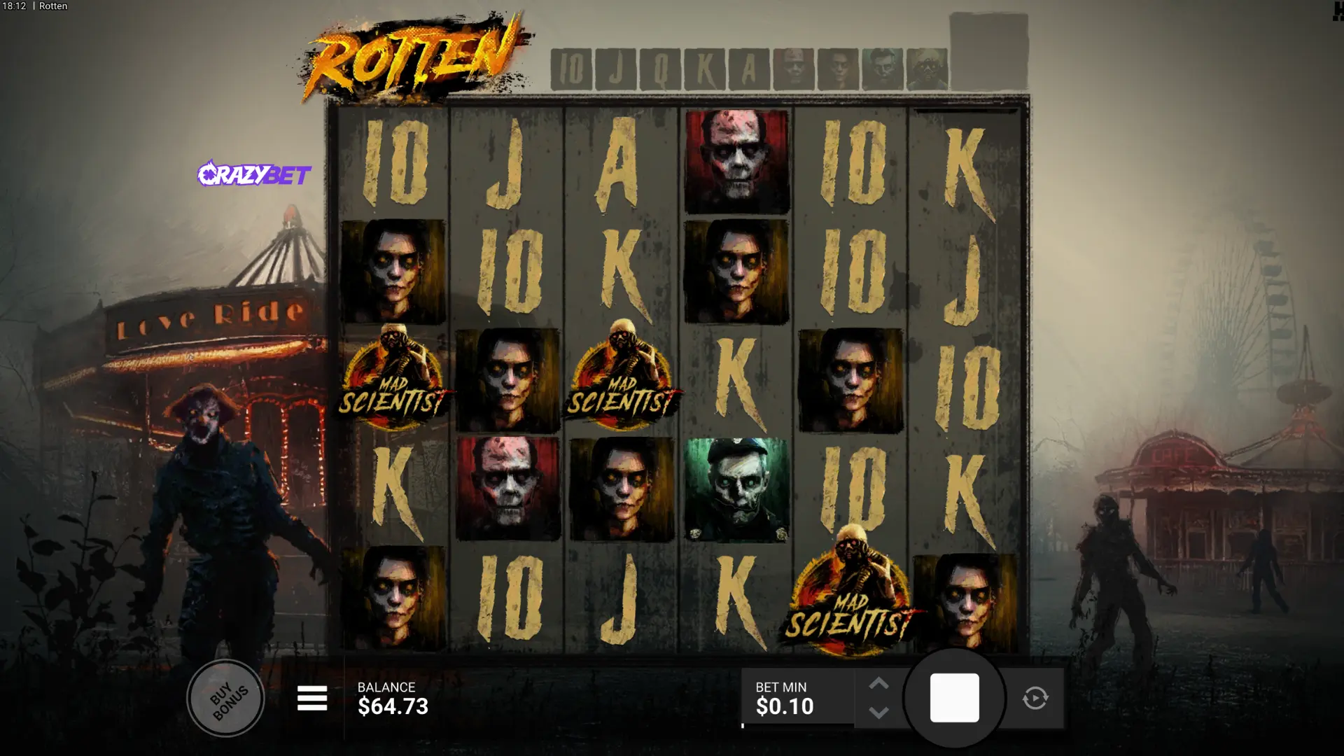 Rotten – Mad Scientist bonus trigger