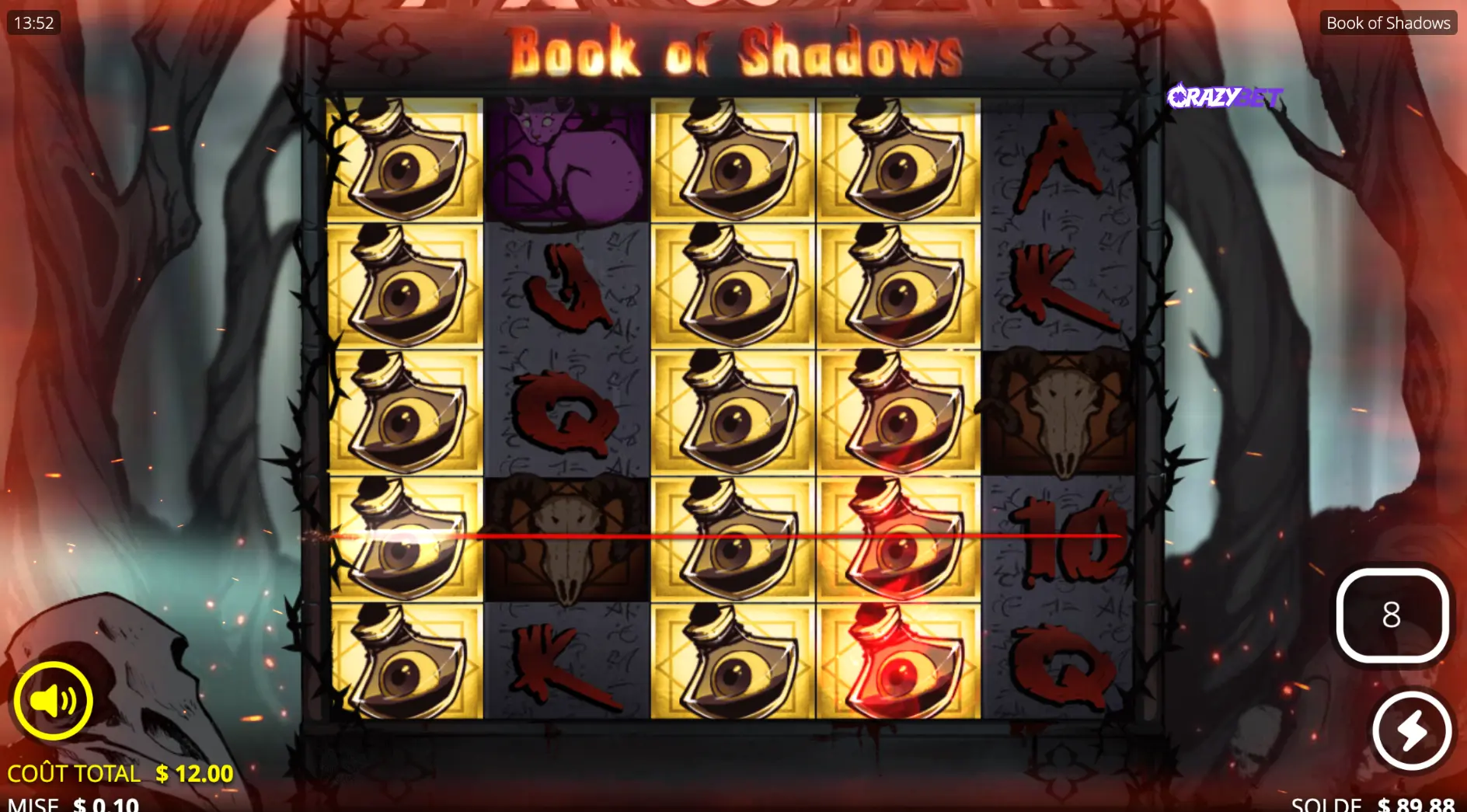 Book of Shadows: 10 to 20 Paylines Guide