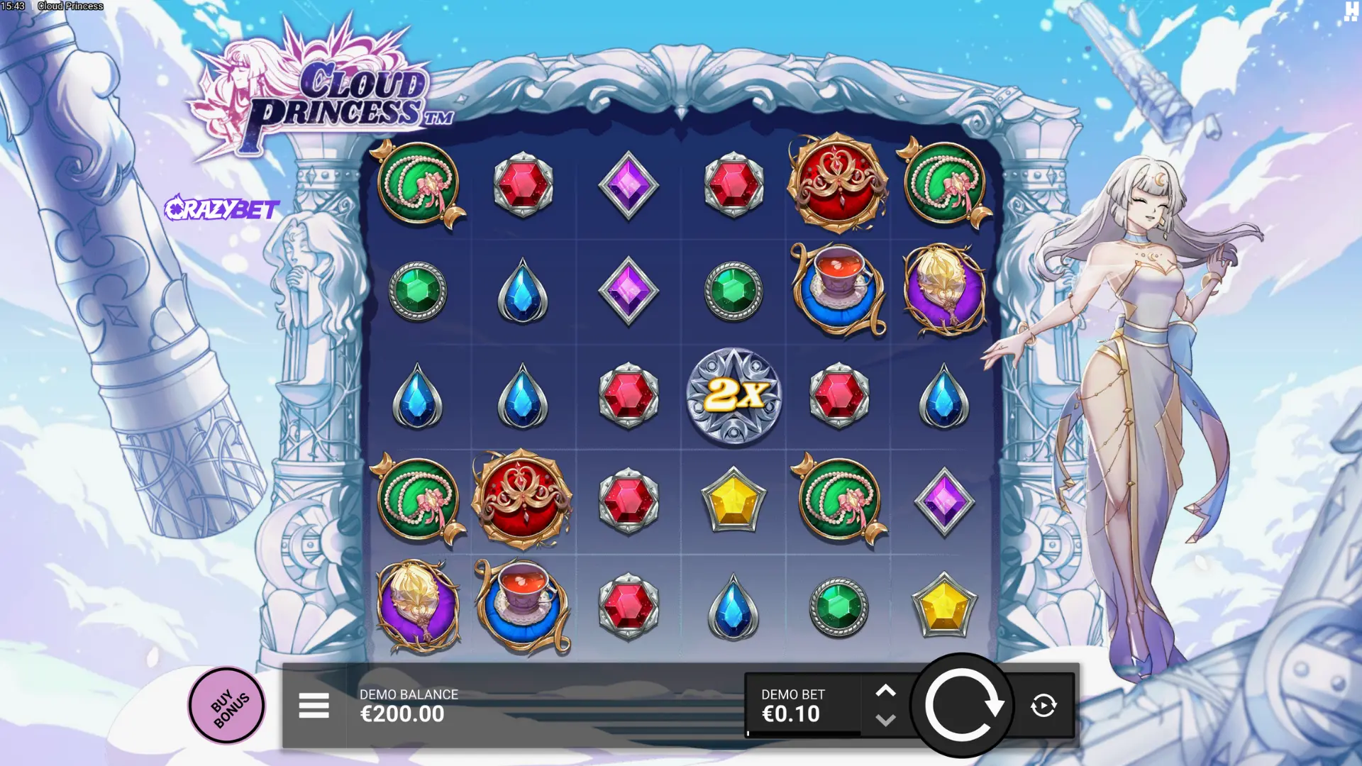 Cloud Princess – Base Game with 2x Multiplier Token