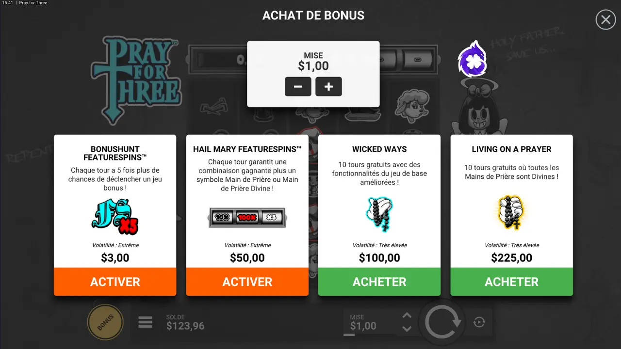 Bonus Buy – Pray for Three